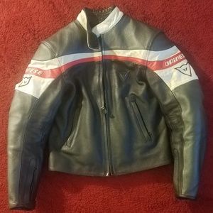 Women's Dainese leather motorcycle jacket